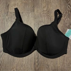 Sunsets Black Bathing Suit Top